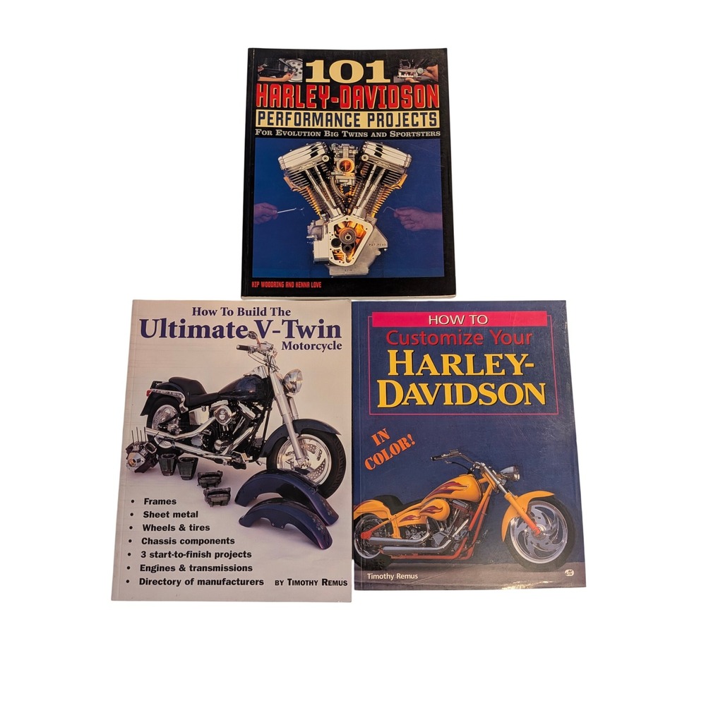 Harley‑Davidson Builder's Lot Performance Custom V‑Twin Manuals Woodring Remus